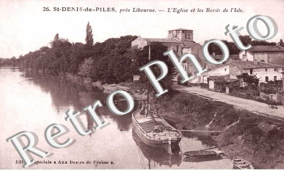 L'Eglise et les Bords de l'Isle