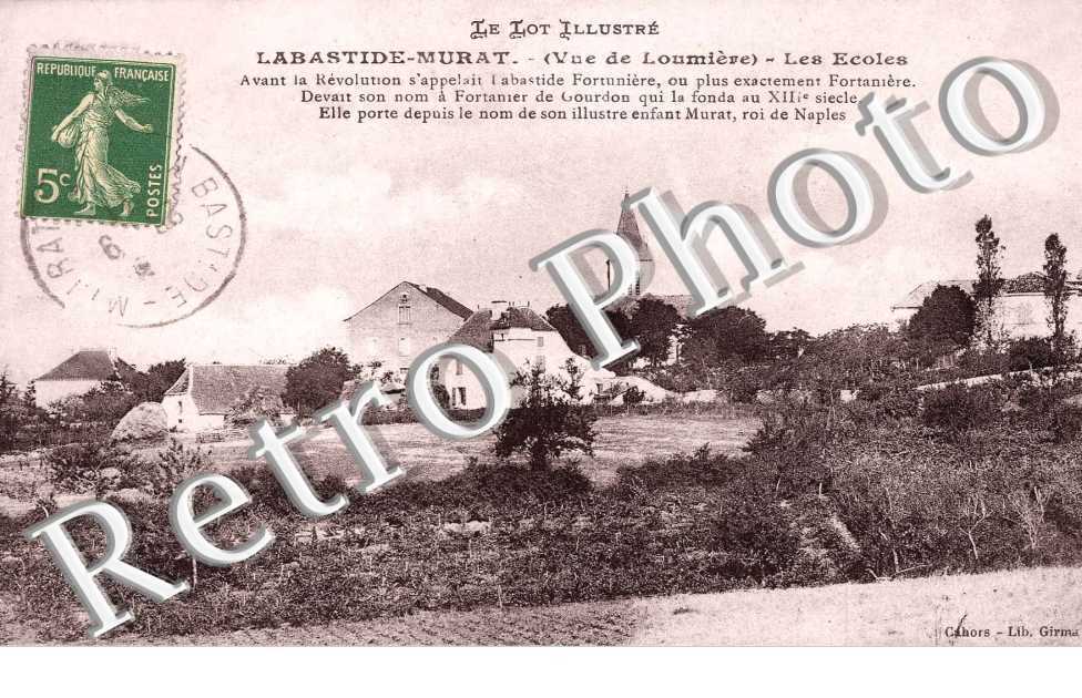 VUE DE LOUMIERE  -  les ecoles