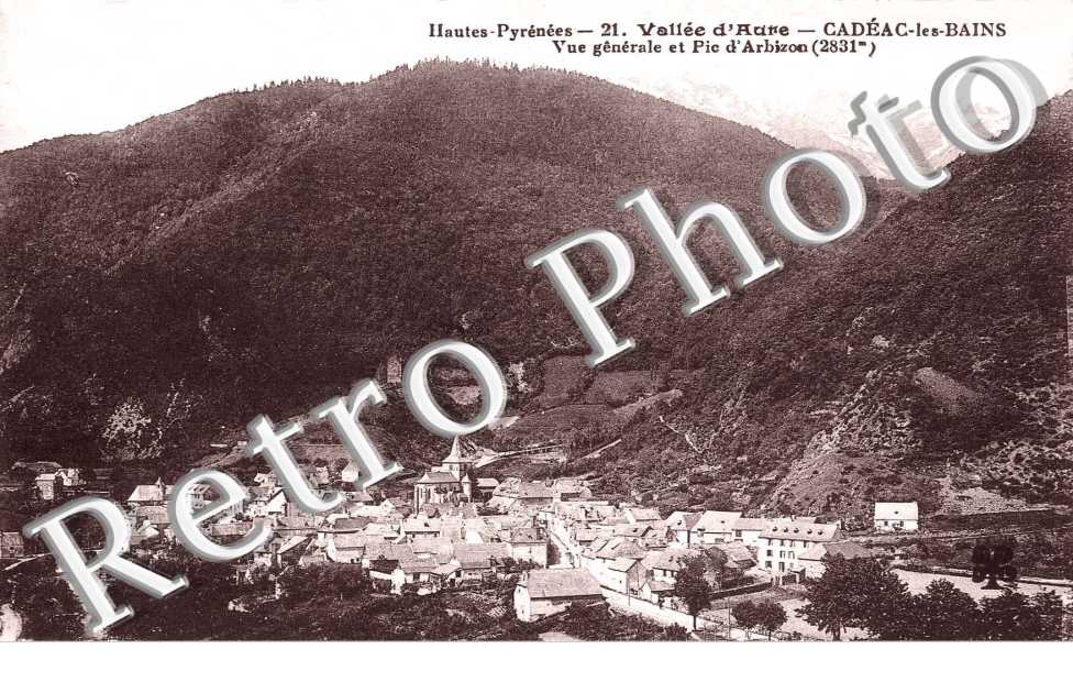 Vue generale et pic d'Arbizon