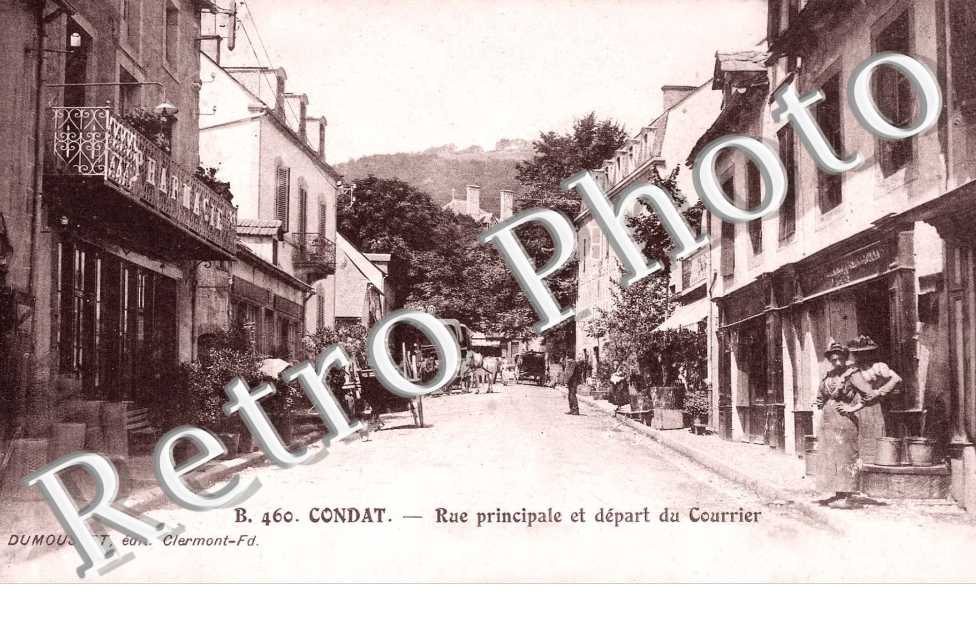 Rue principale et départ du courrier