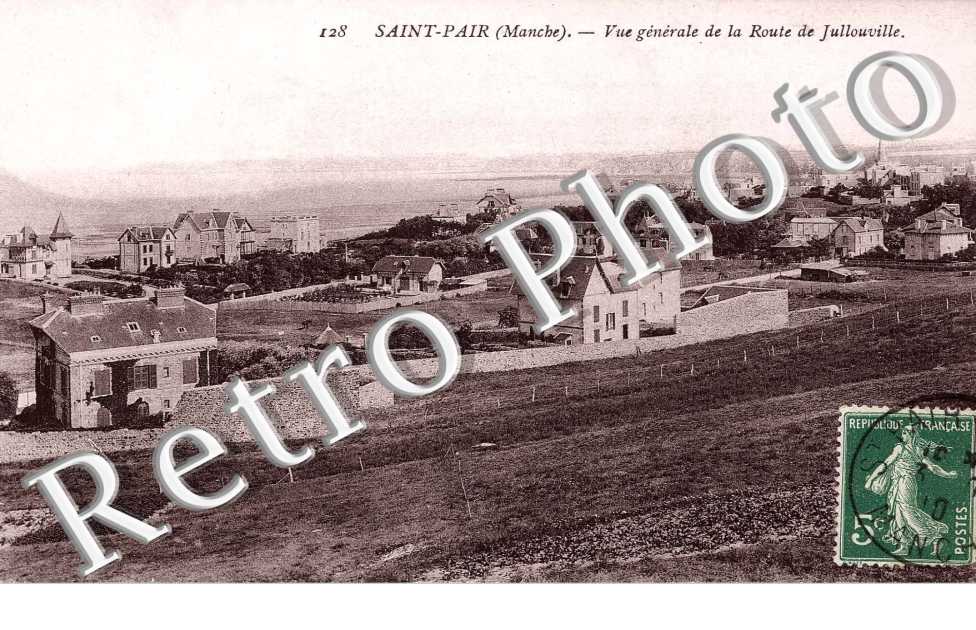 vue generale de la route de Jullouville