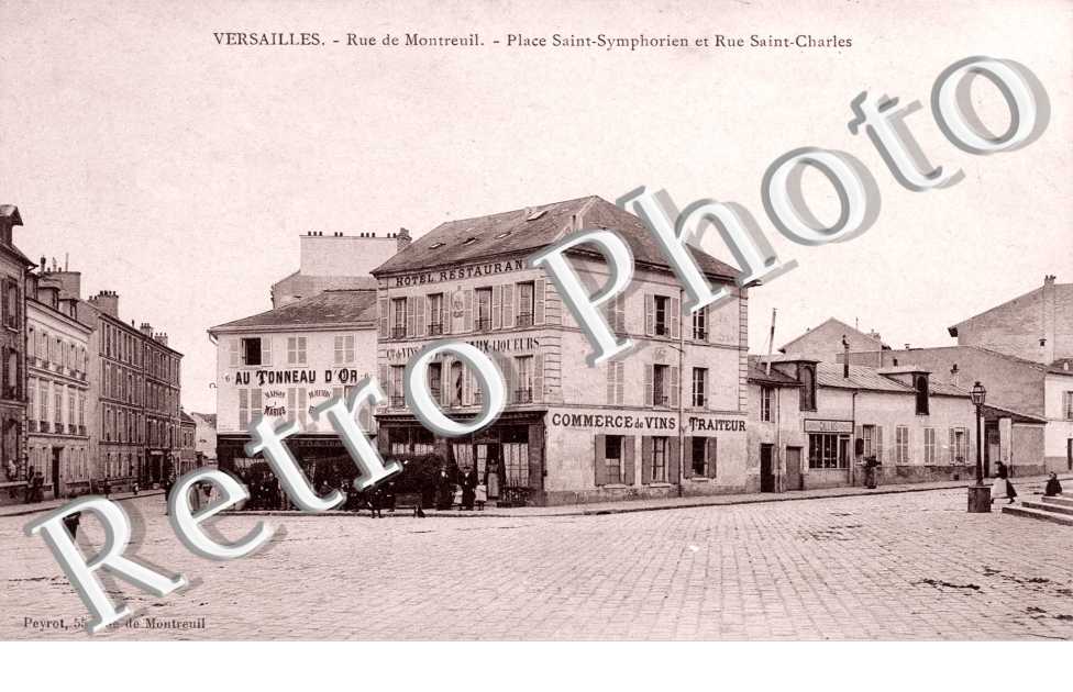 Rue de Montreuil -  Place Saint-Symphorien et rue Saint-Charles