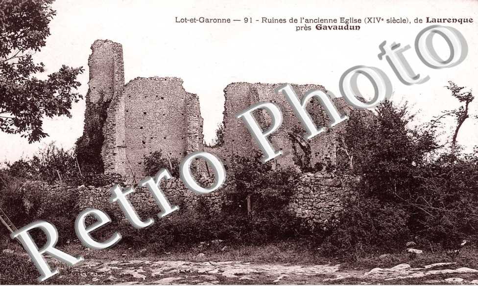 Ruines de l'ancienne eglise