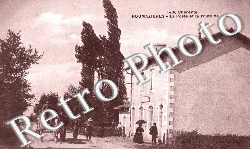 La poste et la route de la gare