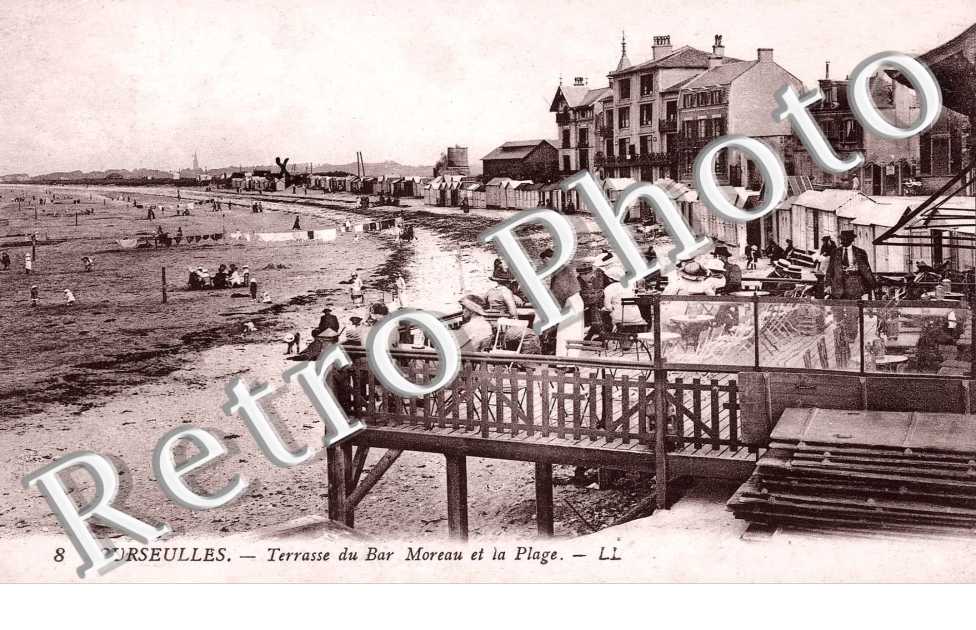 terrasse du bar moreau et la plage