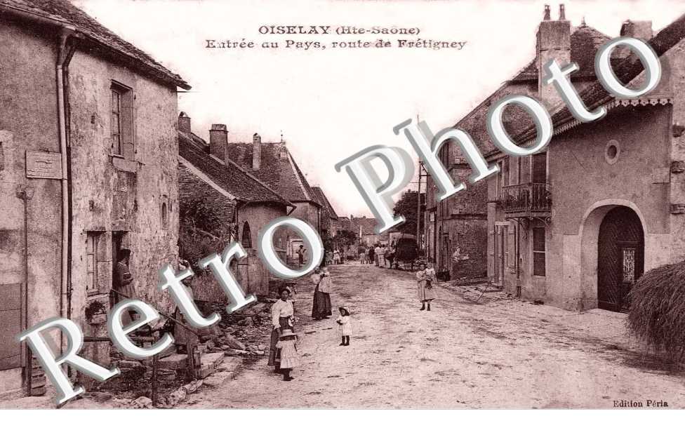 Oiselay, entree du pays, route de Fretigney