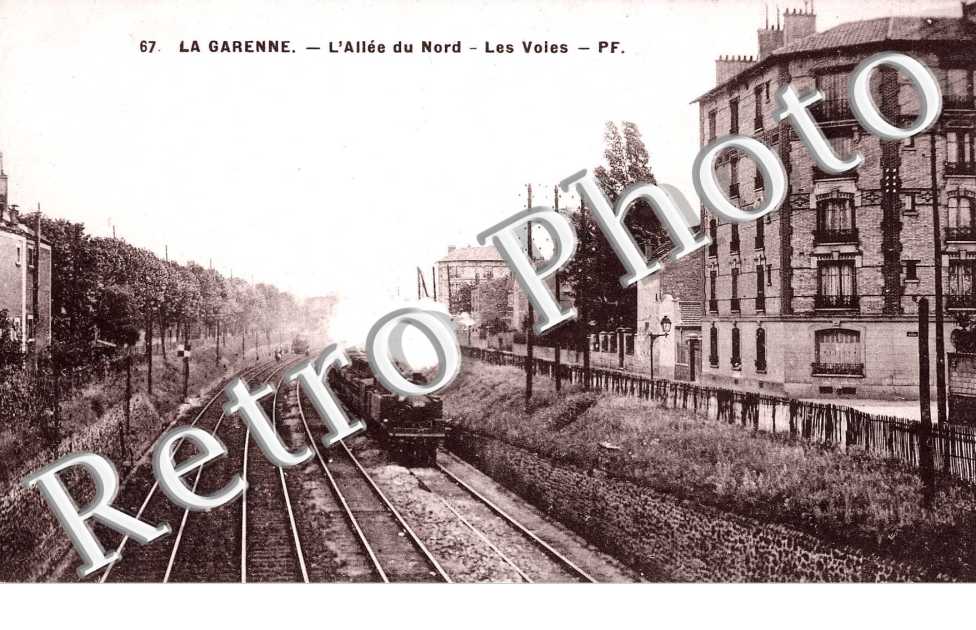 L'allee du nord - Les voies ( train )