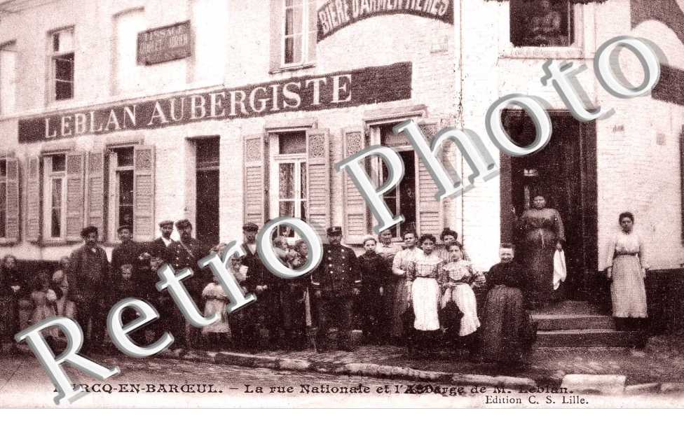 la rue nationale et l' auberge de M.Leblan