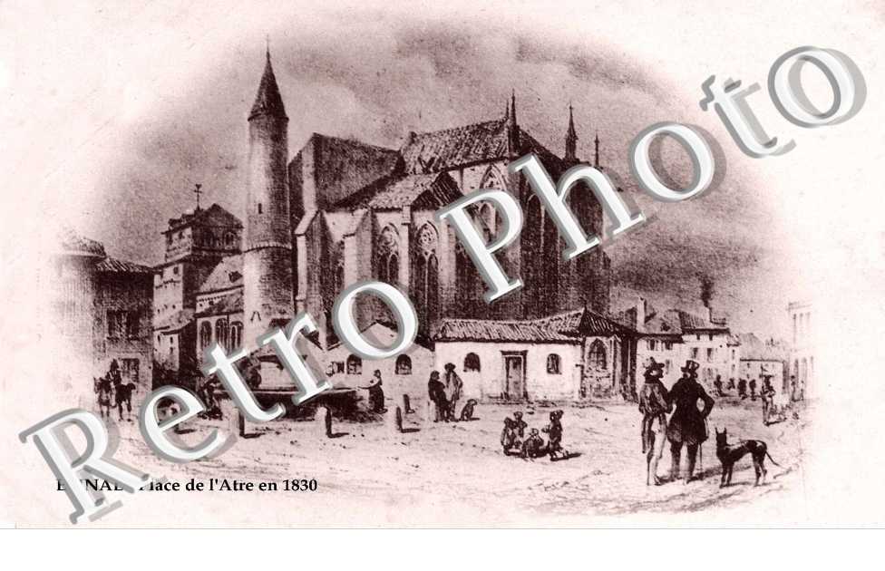 Place de l'Atre en 1830