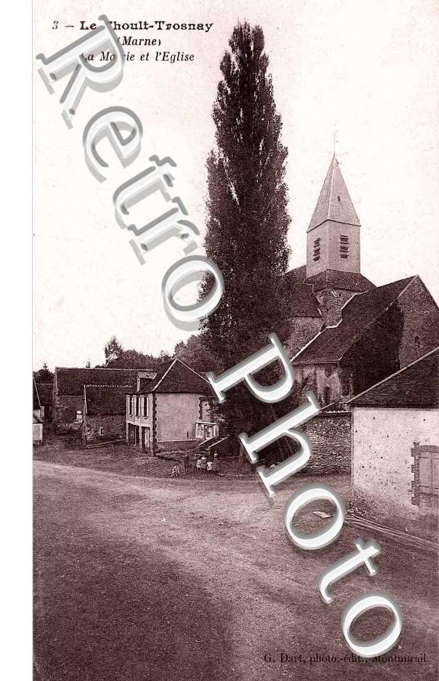 La mairie et l'Eglise