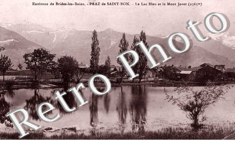 Praz, le Lac Bleu et le Mont Jovet