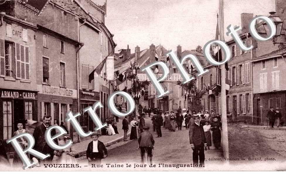 RUE TAINE le jour de l'inauguration