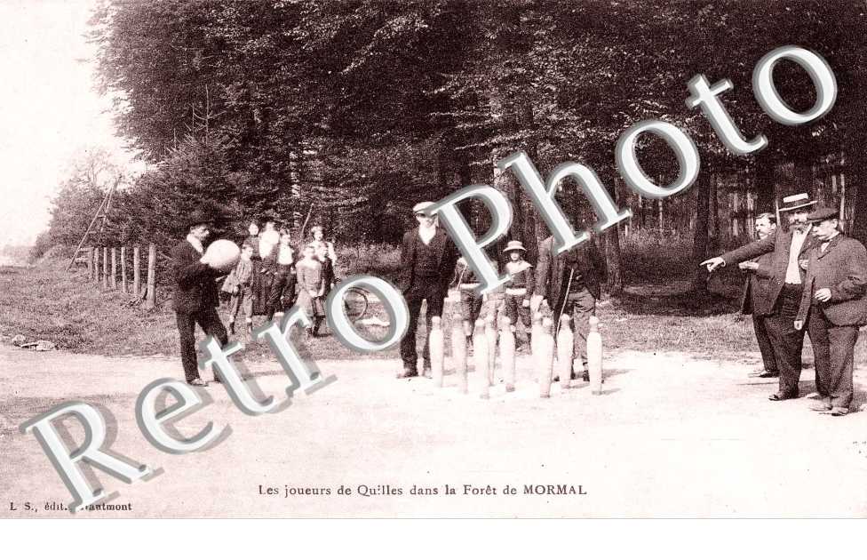 les joueurs de quilles dans la foret de Mormal