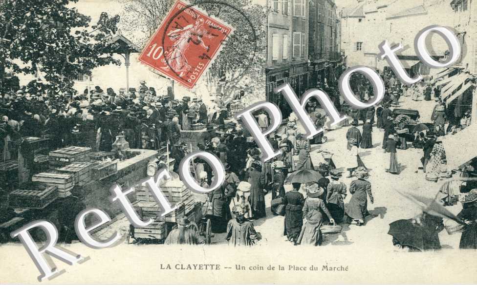 Un coin de la place du marche