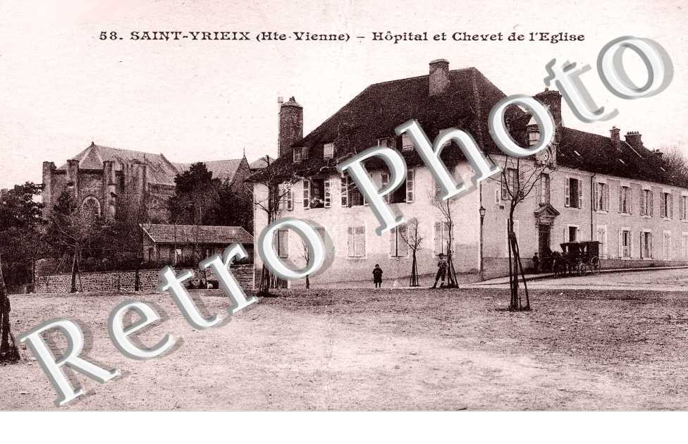 Hôpital et Chevet de l'Eglise