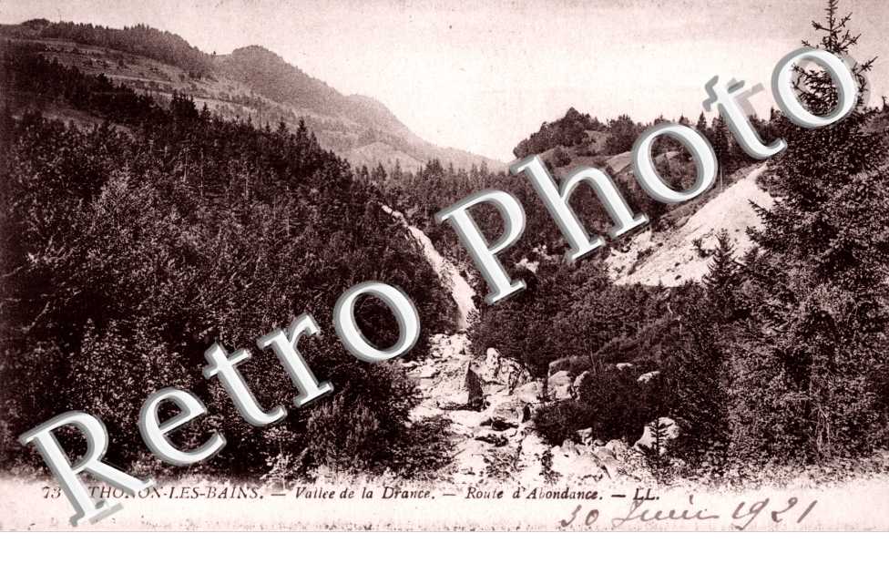 Vallee de la Drance. Route d'Abondance.