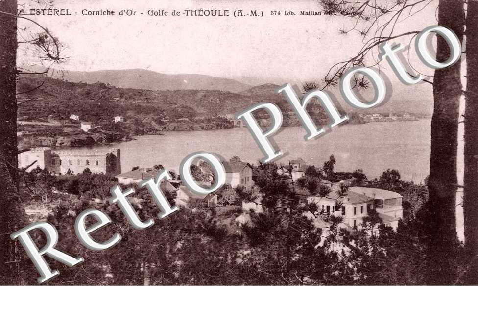 Esterel -  Corniche d'or - golfe