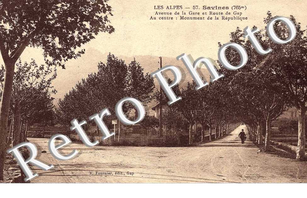 Avenue de la gare et route de Gap