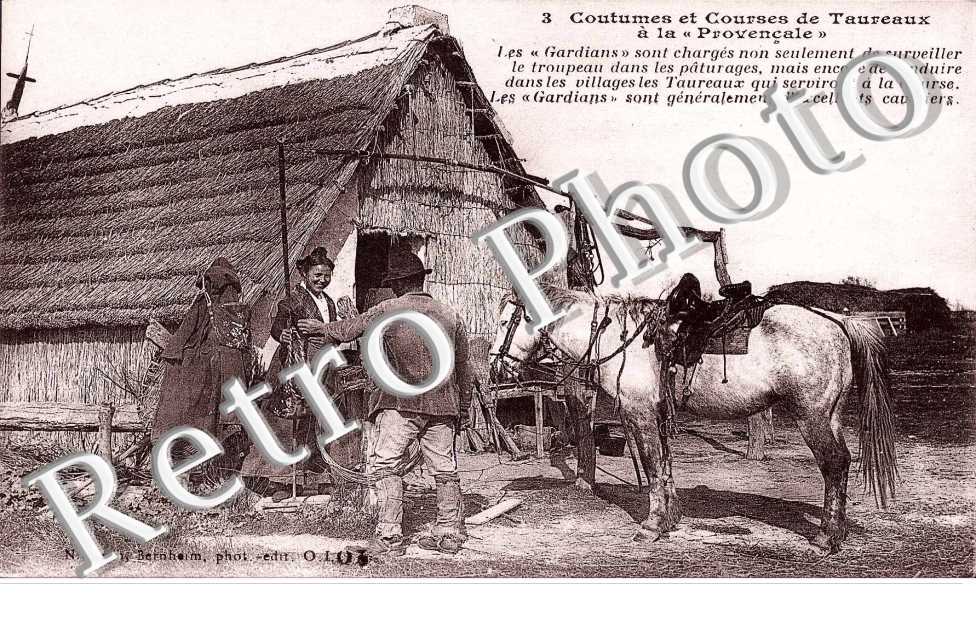 Coutumes et Courses de Taureaux a la Provencale