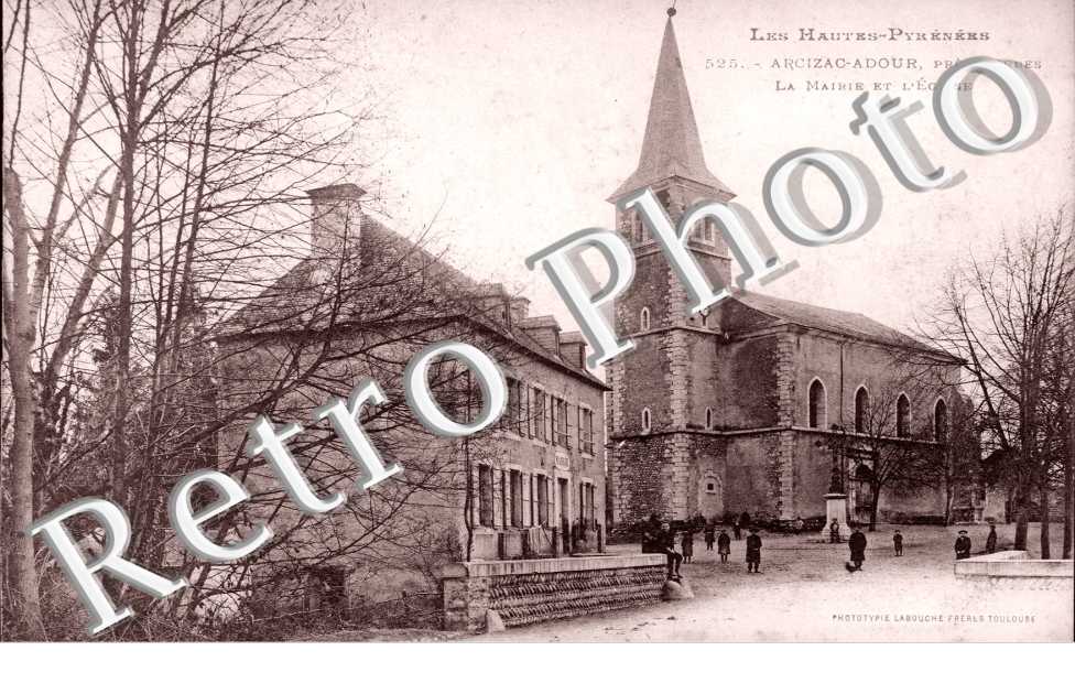 La mairie et l'Eglise