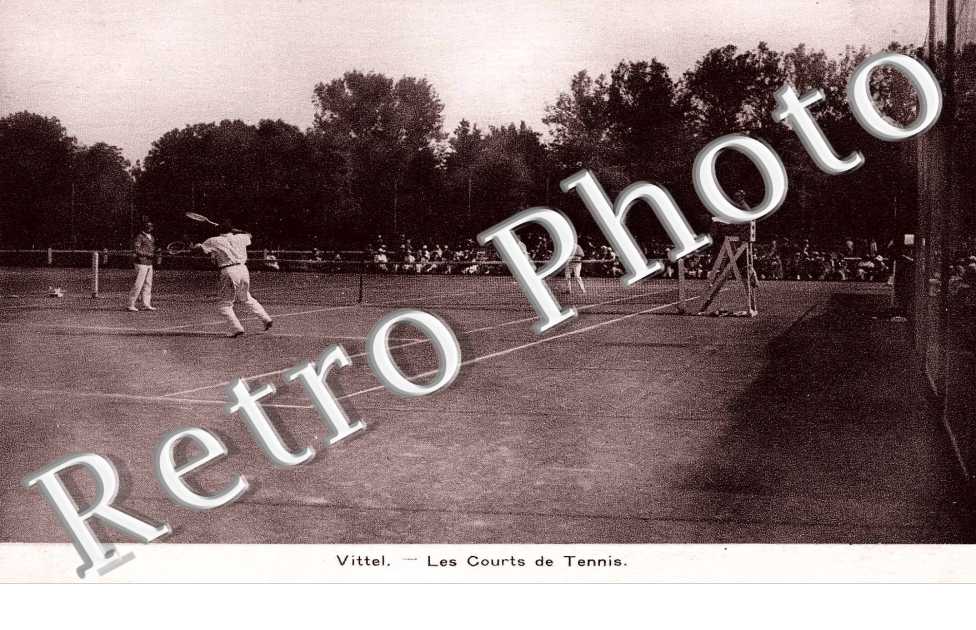 les courts de tennis
