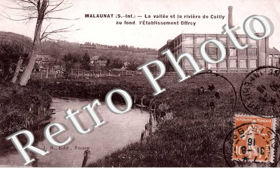 La vallee et la riviere de Cailly - Etablissement Offroy