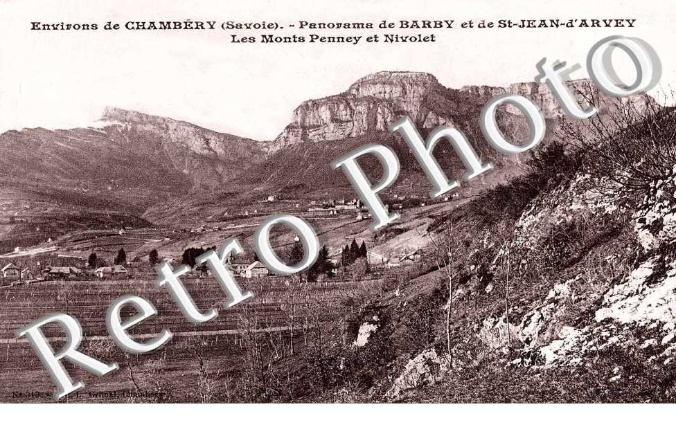 Panorama, les Monts Penney et Nivolet