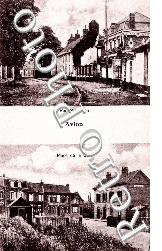 rue Proudhon, place de la Gare