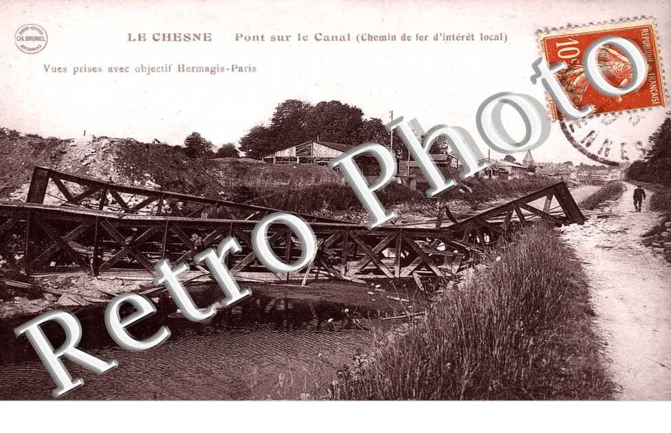 pont sur le canal (chemin de fer d'interet local)