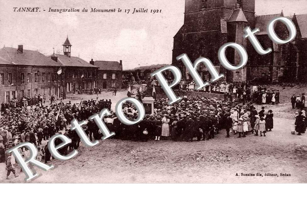 inauguration du monument le 17 juillet 1921