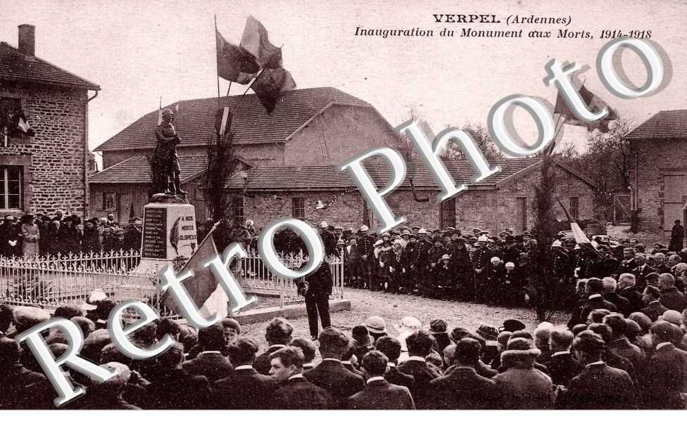 inauguration du monument aux morts 1914-1918