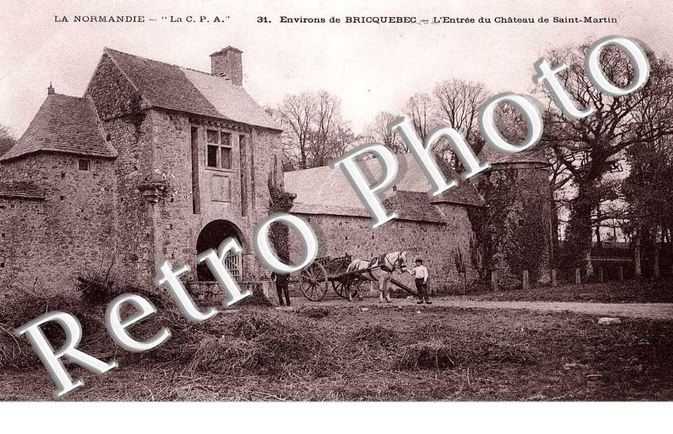 l'entree du chateau de Saint Martin