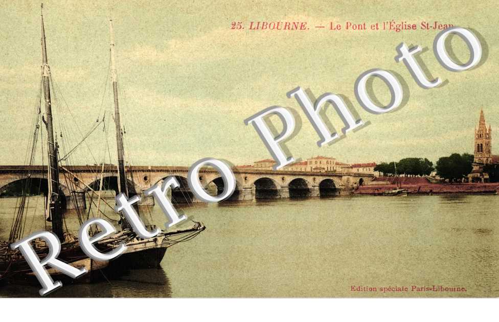 le pont et l'eglise St Jean  