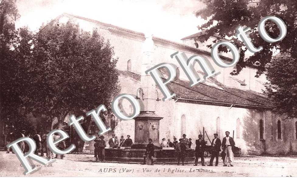 Vue de l'eglise.Le cours