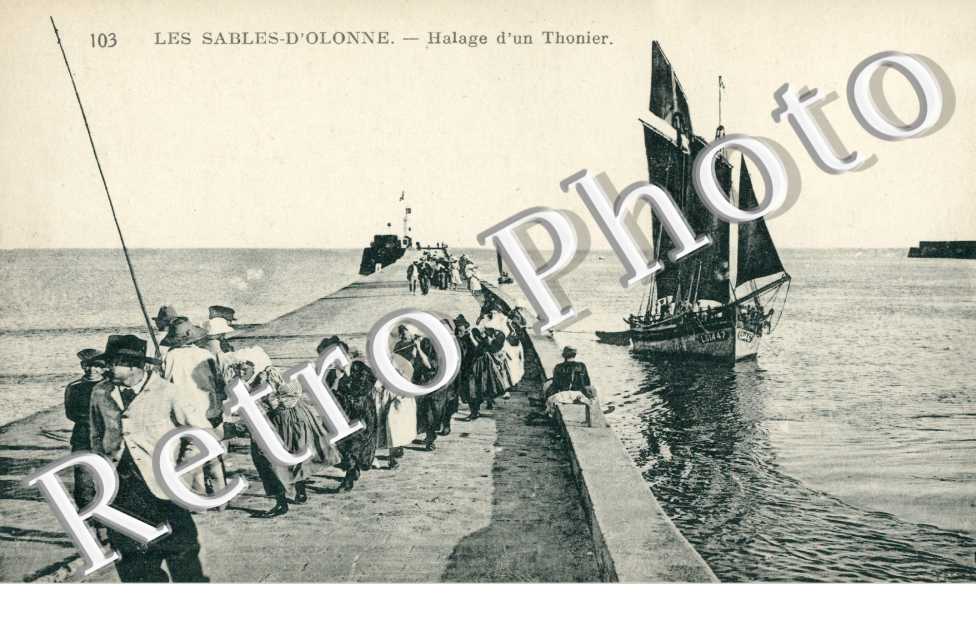 Halage d'un Thonier