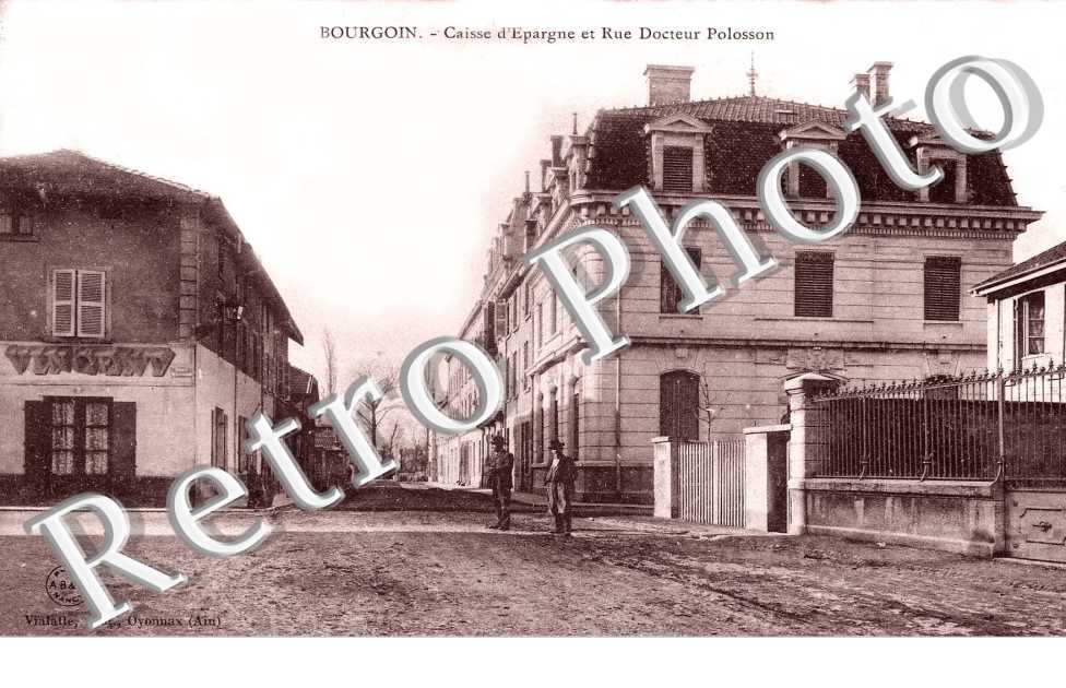 Caiise d'Epargne et rue Docteur Polosson