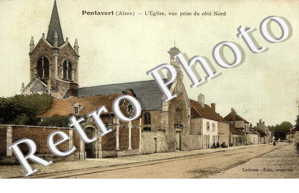 L'eglise, vue prise du cote nord