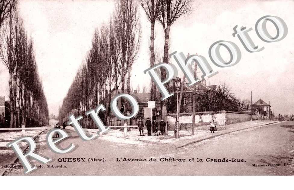 l'avenue du chateau et la grande rue