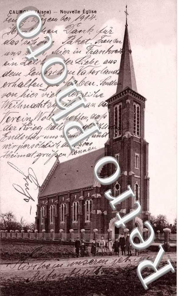 Nouvelle eglise  - feldpostkarte