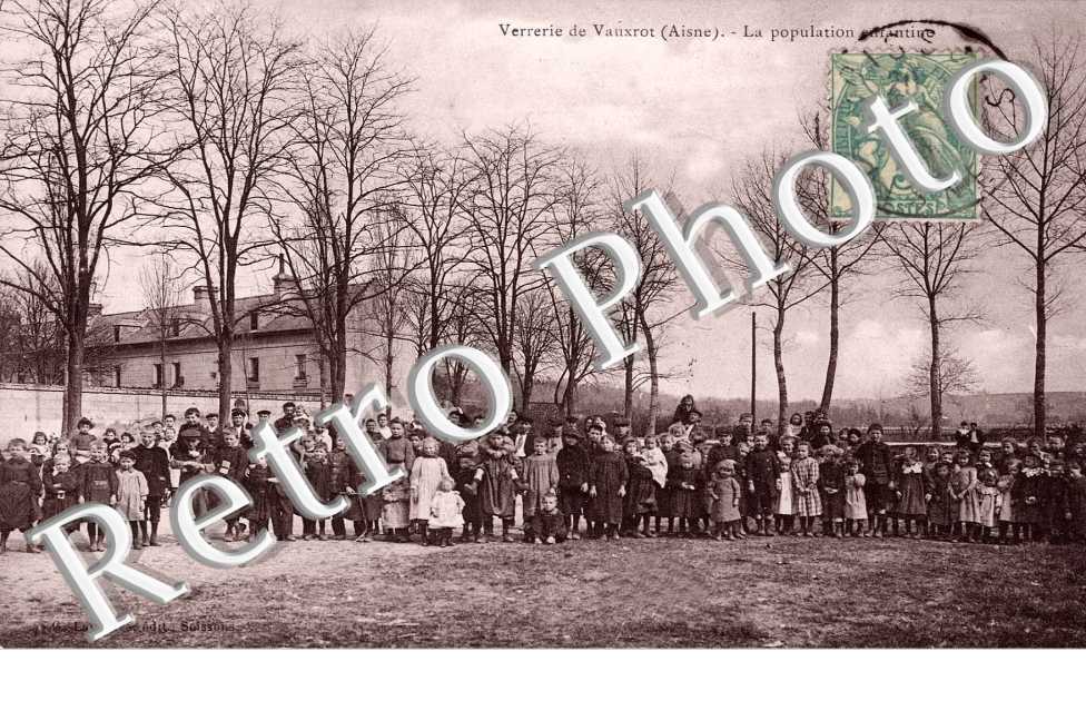 verrerie de Vauxrot la population enfantine