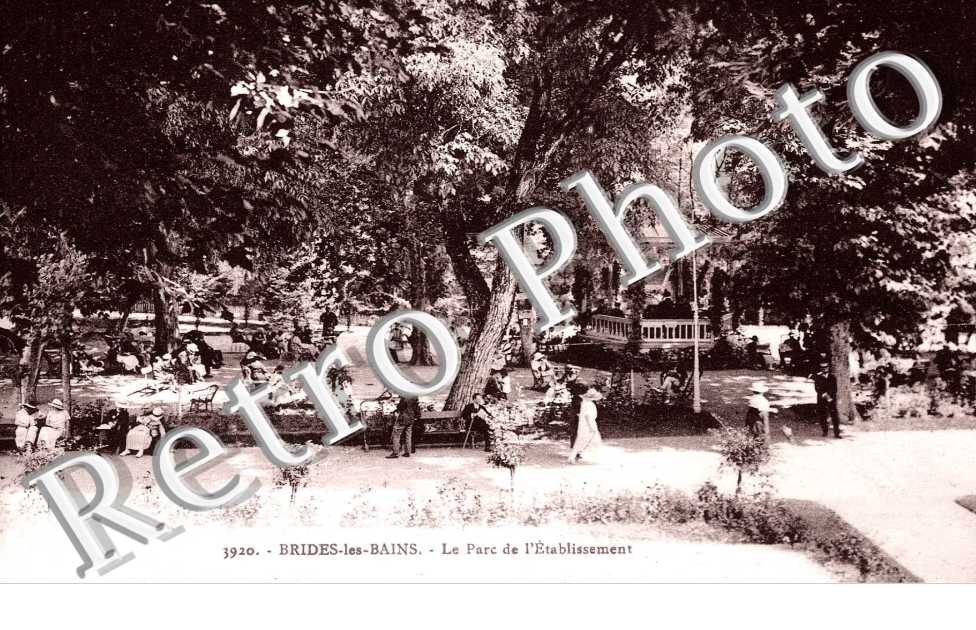 le parc de l'etablissement