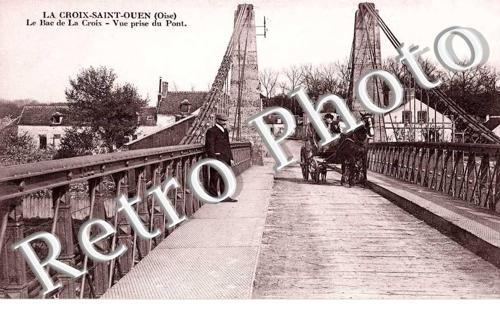le bac, vue prise du pont