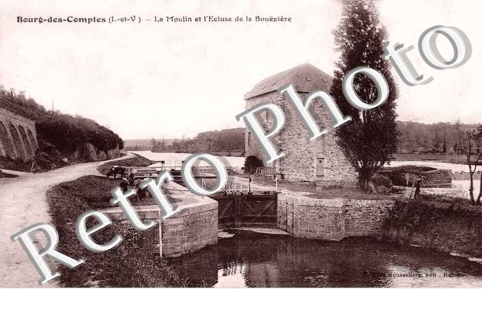 Le moulin et l'ecluse de la Bouexiere