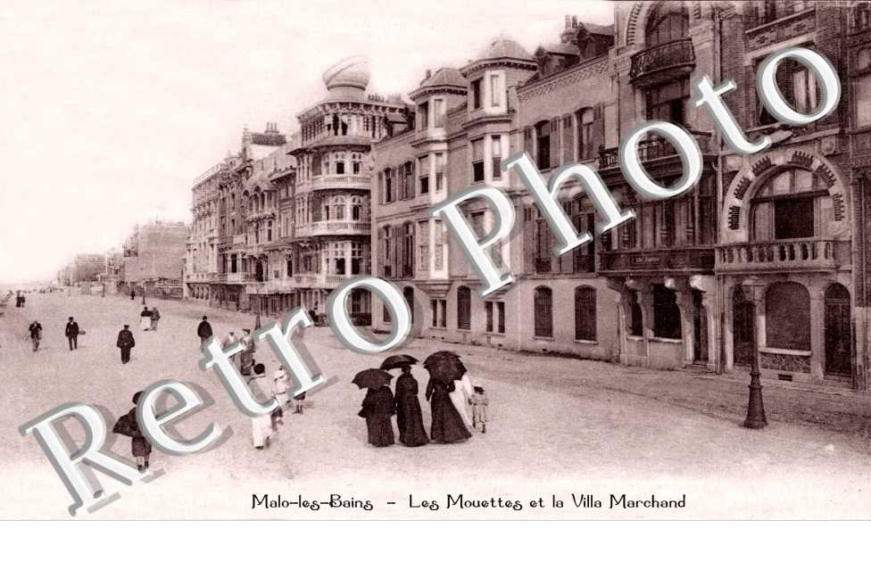 Les mouettes et la villa marchand