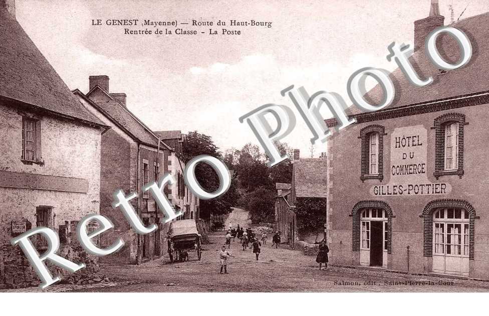 Route du haut-bourg - rentree de la classe - la poste