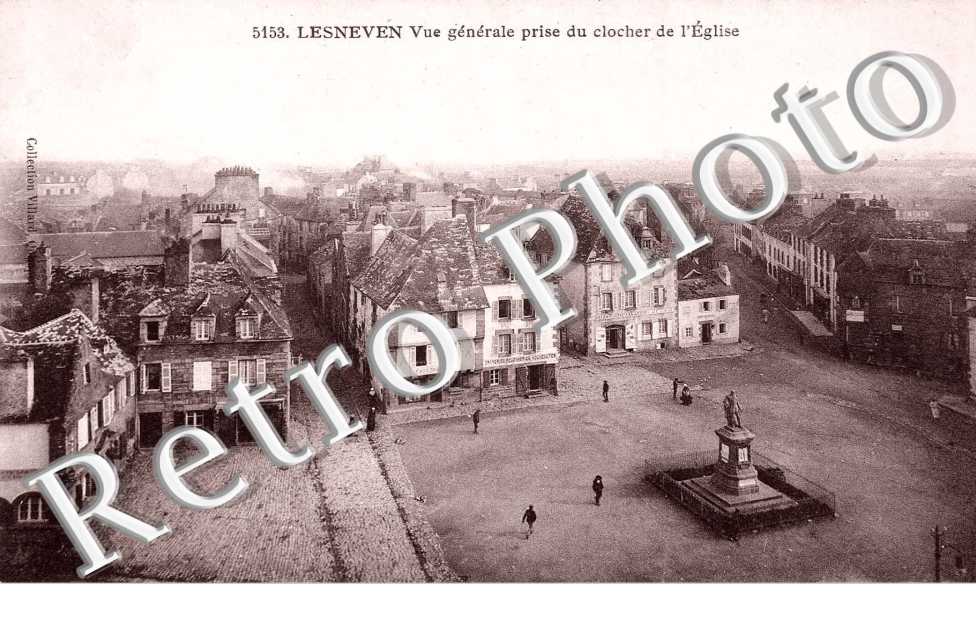 vue generale prise du clocher de l'eglise