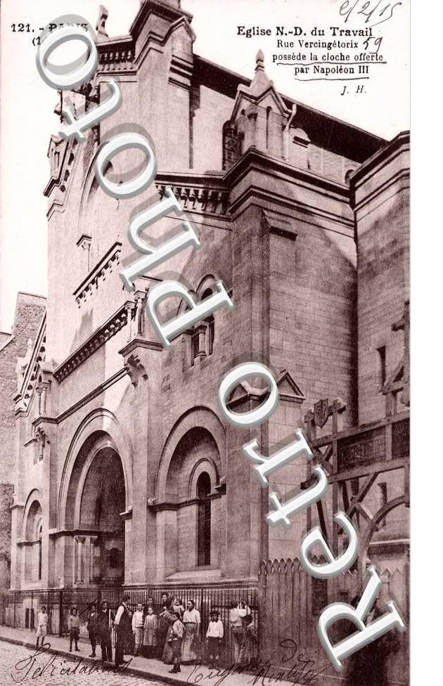 rue Vercingetorix EGLISE NOTRE DAME DU TRAVAIL
