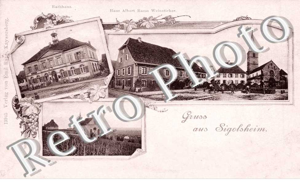 Rathaus - Kapuziner-Kloster  - Haus Albert Raess Weinsticher