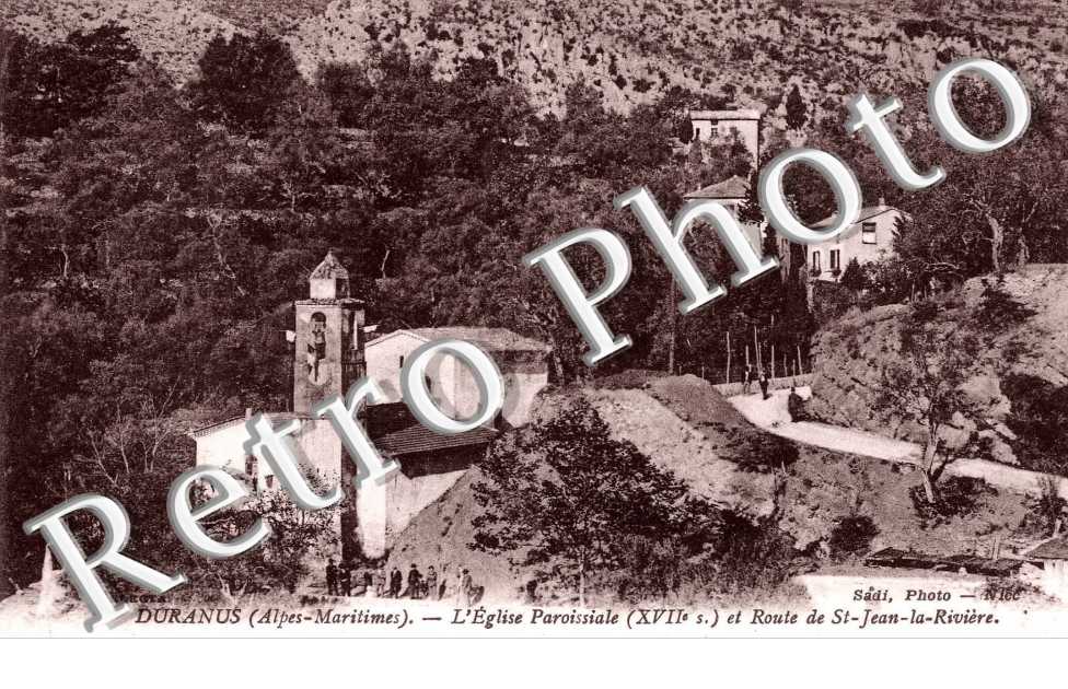Eglise et route de st-Jean la riviere
