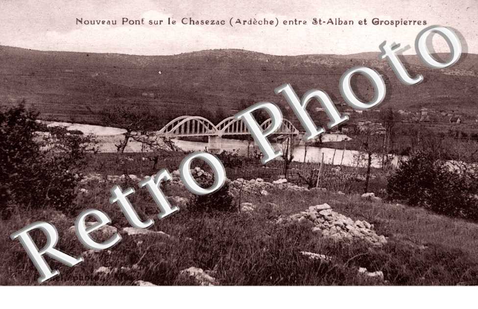 Nouveau pont sur le Chasezac